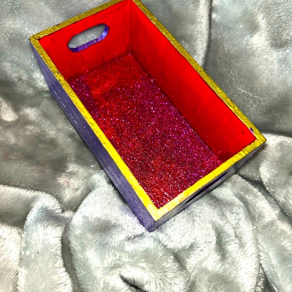 Tarot card box - card holder - hand painted - Picture 3 of 6